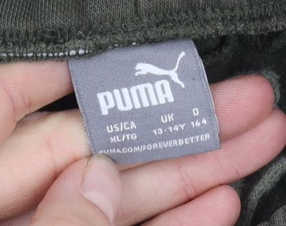 Puma Boys Green Jogger Trousers XL - Casual Comfort
