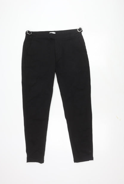 ARNE Women's Black Tapered Trousers M