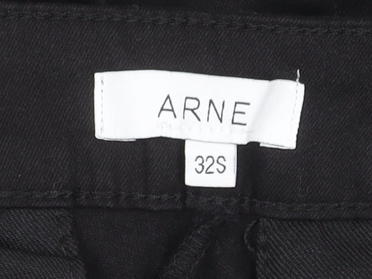 ARNE Women's Black Tapered Trousers M
