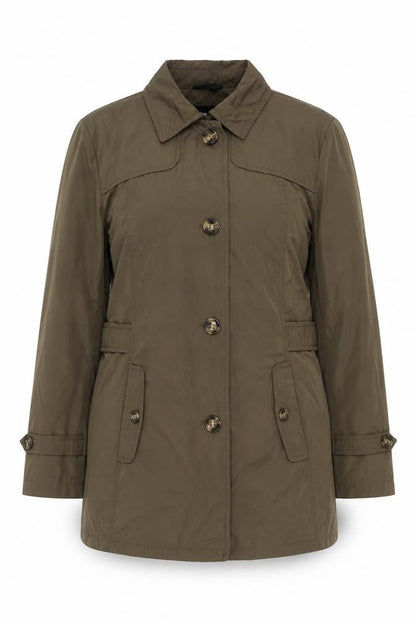 Mens UK Size 46 Gerry Weber Green Trench Coat