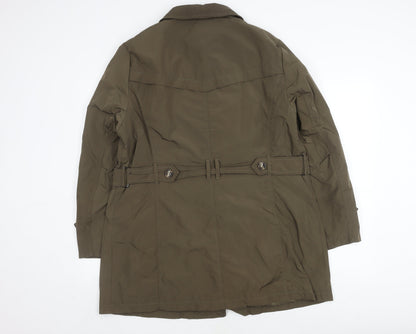 Mens UK Size 46 Gerry Weber Green Trench Coat