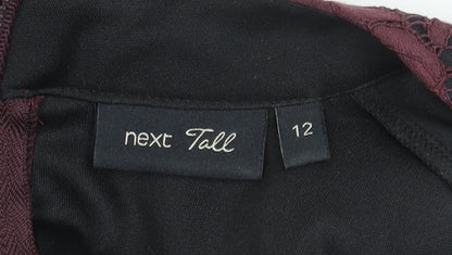 Next Women's Black Lace Dress - UK Size 12