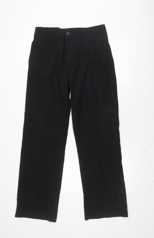 Debenhams Men's Black Regular Fit Trousers