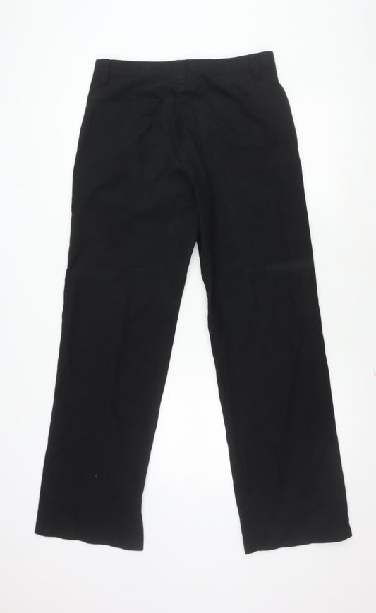 Debenhams Men's Black Regular Fit Trousers