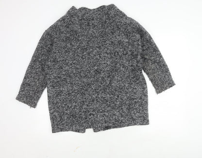 Womens UK Size 12 Zara Black Cardigan Jumper