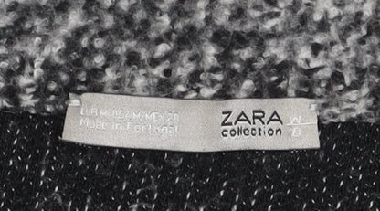 Womens UK Size 12 Zara Black Cardigan Jumper
