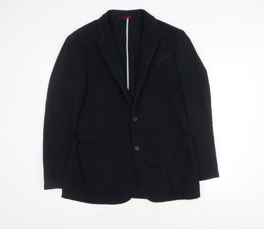 Mens UK Size 38 Charles Tyrwhitt Regular Black Suit Jacket
