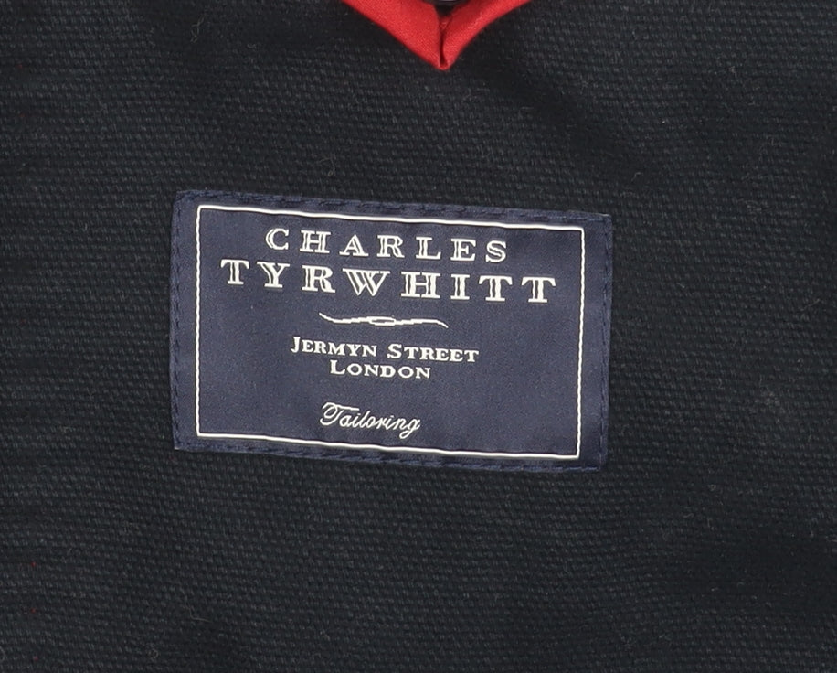 Mens UK Size 38 Charles Tyrwhitt Regular Black Suit Jacket