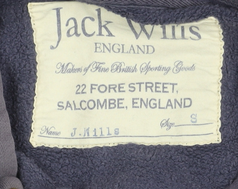 Mens UK Size S Jack Wills Blue Pullover Hoodie