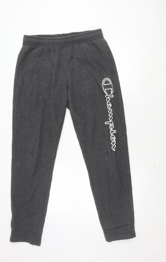 Champion Men's Grey Jogger Sweatpants M