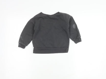Disney at Primark Girls Black Minnie Mouse Sweatshirt 3-4Y