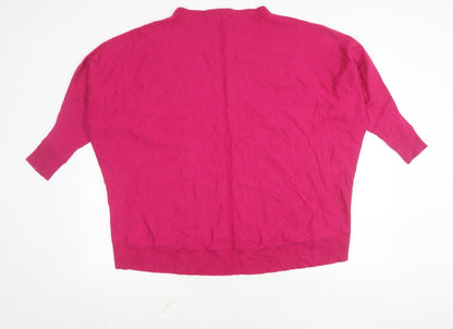 Womens UK Size M Phase Eight Pink Pullover Jumper