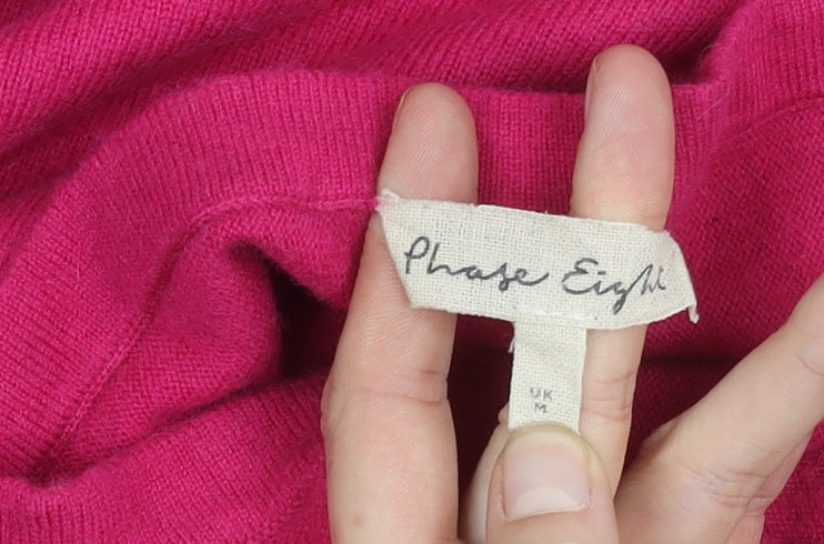 Womens UK Size M Phase Eight Pink Pullover Jumper