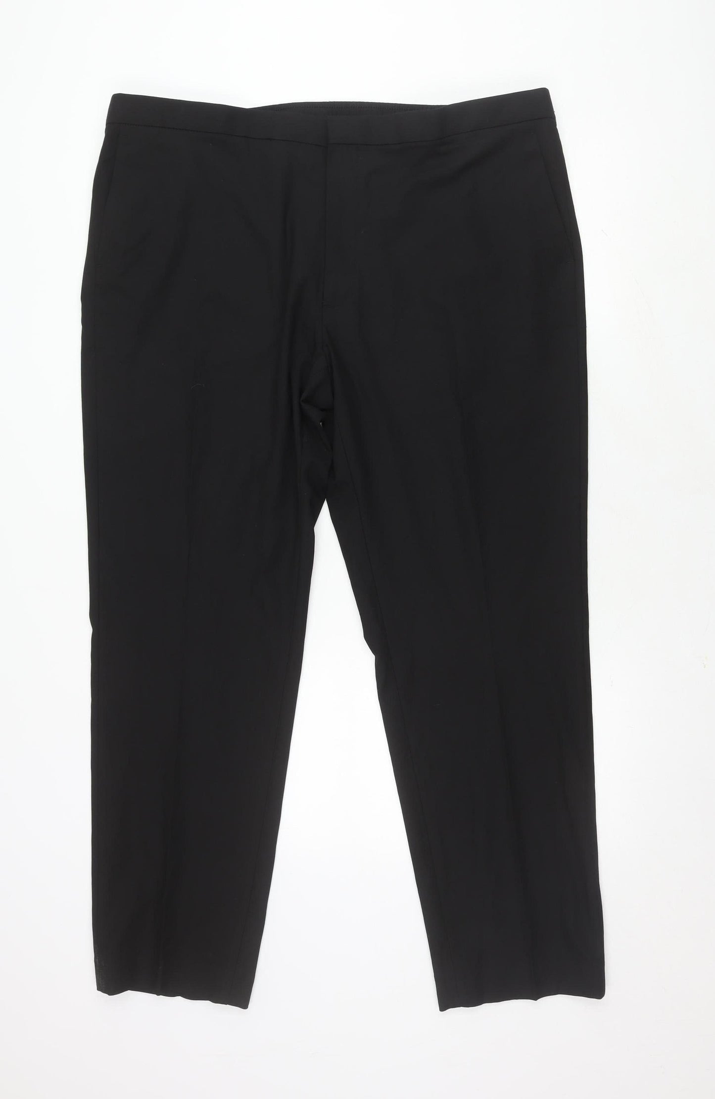 Autograph Men's Black Regular Trousers Size 44