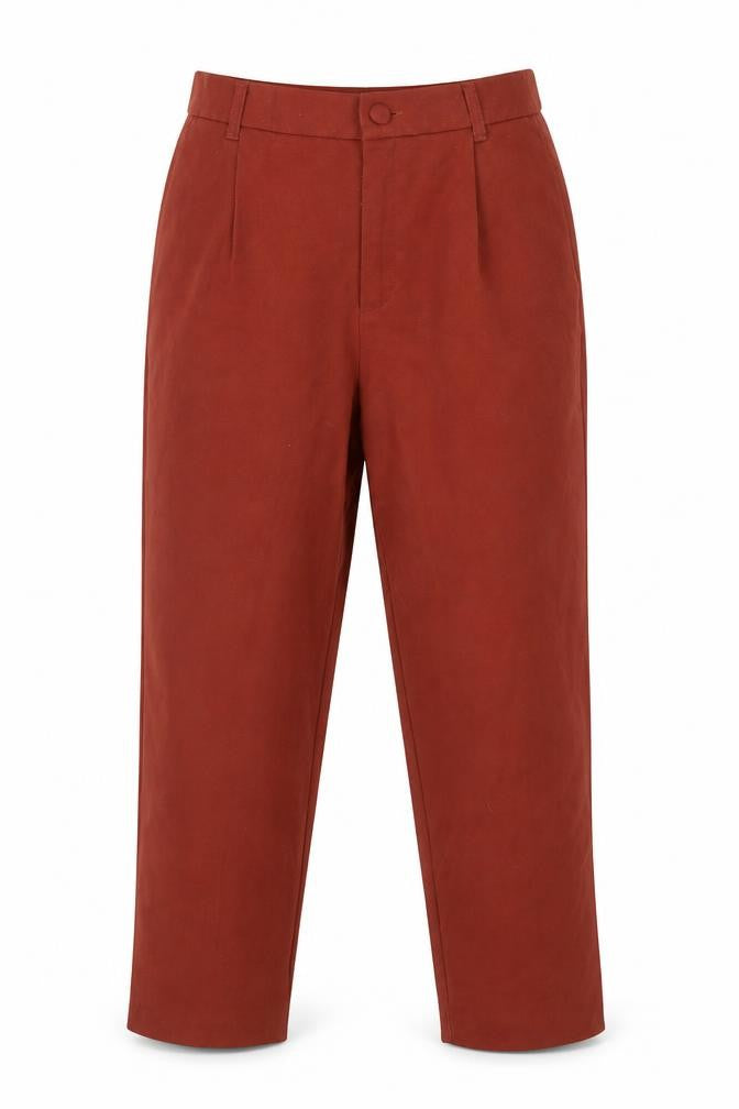 Womens UK Size S Zara Regular Fit  Red Trousers