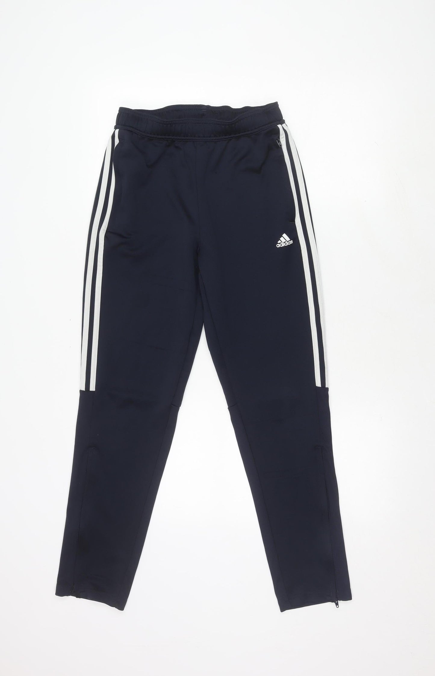 Adidas Boys Blue Track Pants 13-14 Years, L, Running Sports