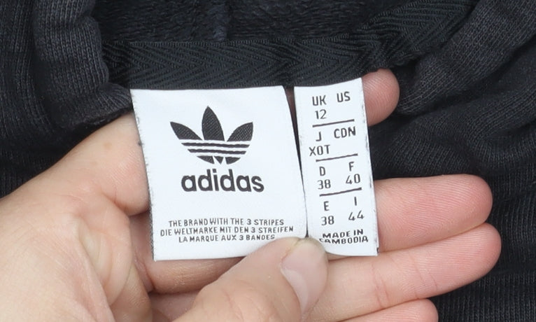 Adidas Women's Black Pullover Hoodie Size 12