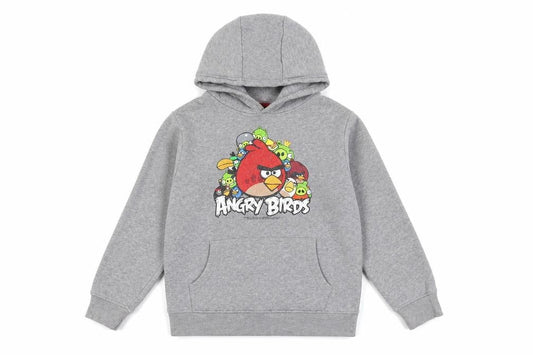 Next Boys Grey Angry Birds Pullover Hoodie 9 Years