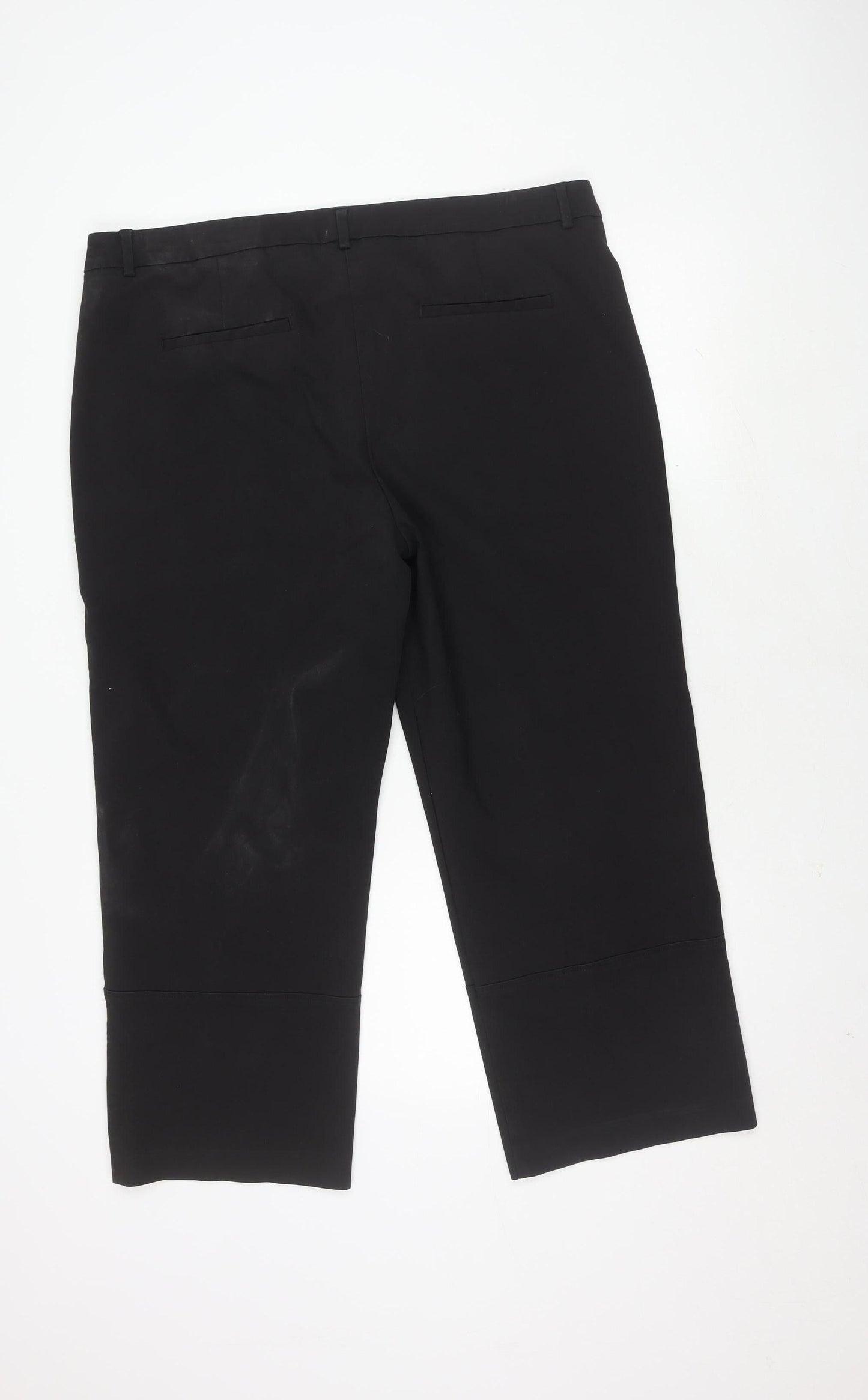 Womens UK Size 18 NEXT Regular Fit  Black Trousers
