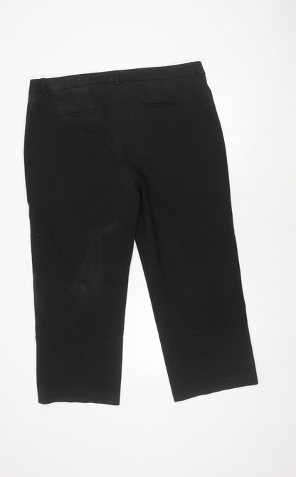 Womens UK Size 18 NEXT Regular Fit  Black Trousers
