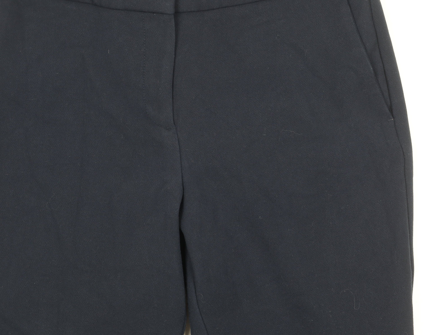 Womens UK Size 10 Marks and Spencer Regular Fit Workwear Casual Blue Trousers