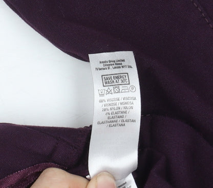 Womens UK Size L Wallis  Ankle Purple Leggings
