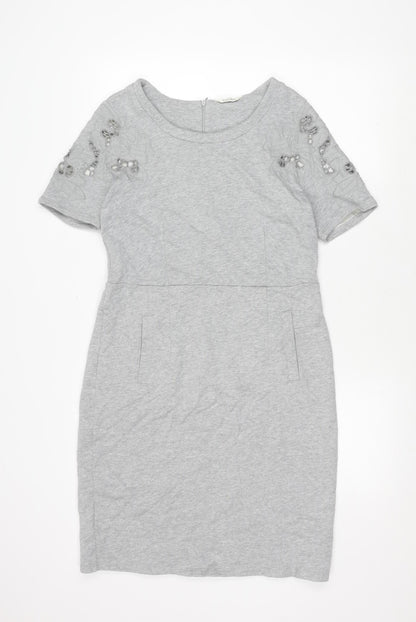 Kaliko Women’s Grey Dress Size 12 Short Sleeve