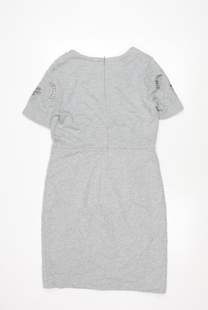 Kaliko Women’s Grey Dress Size 12 Short Sleeve
