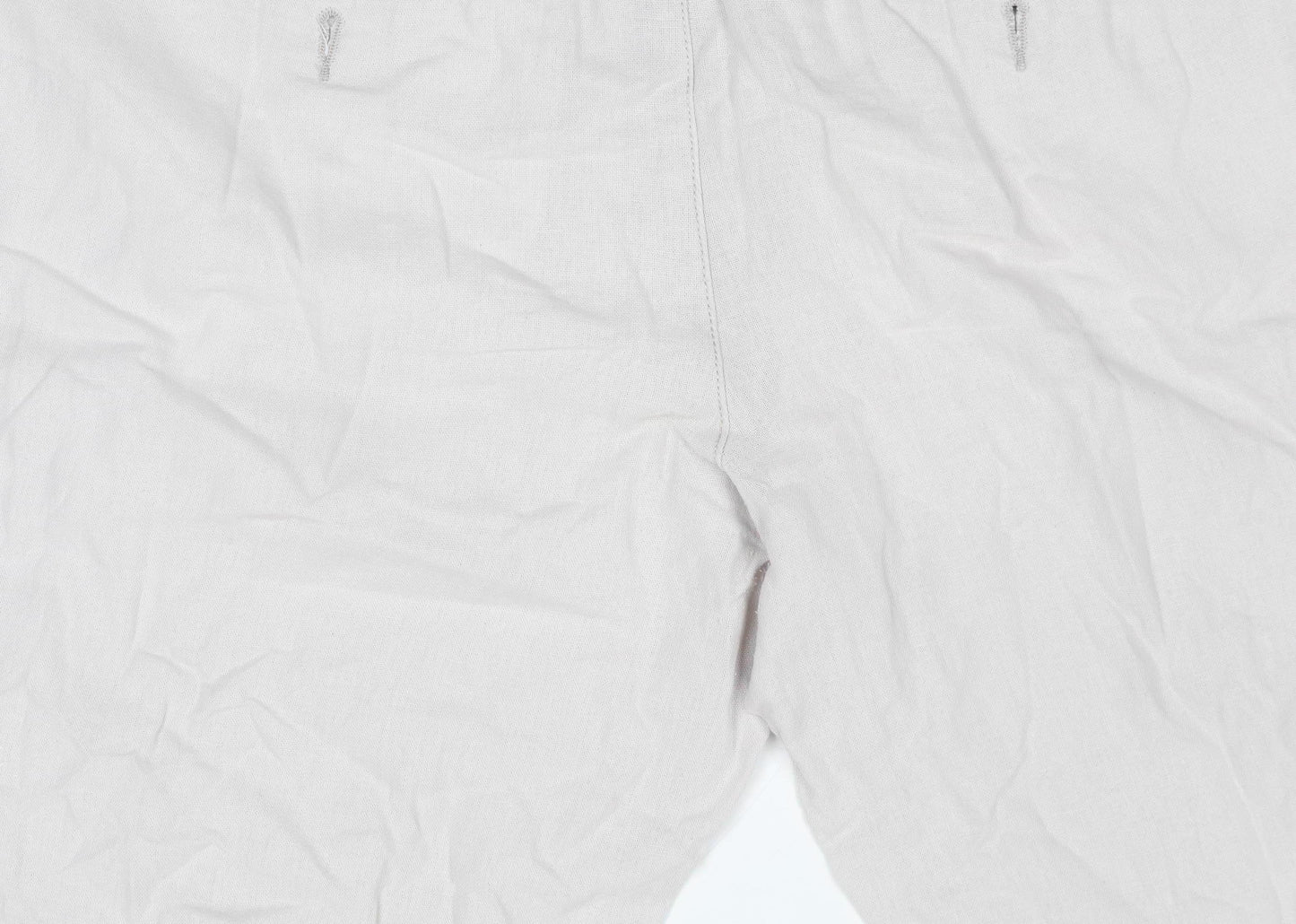 SoulCal & Co Men's Beige Linen Blend Chino Shorts, Size L