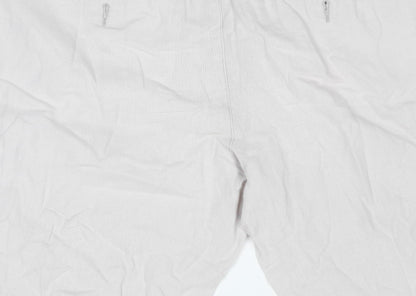 SoulCal & Co Men's Beige Linen Blend Chino Shorts, Size L