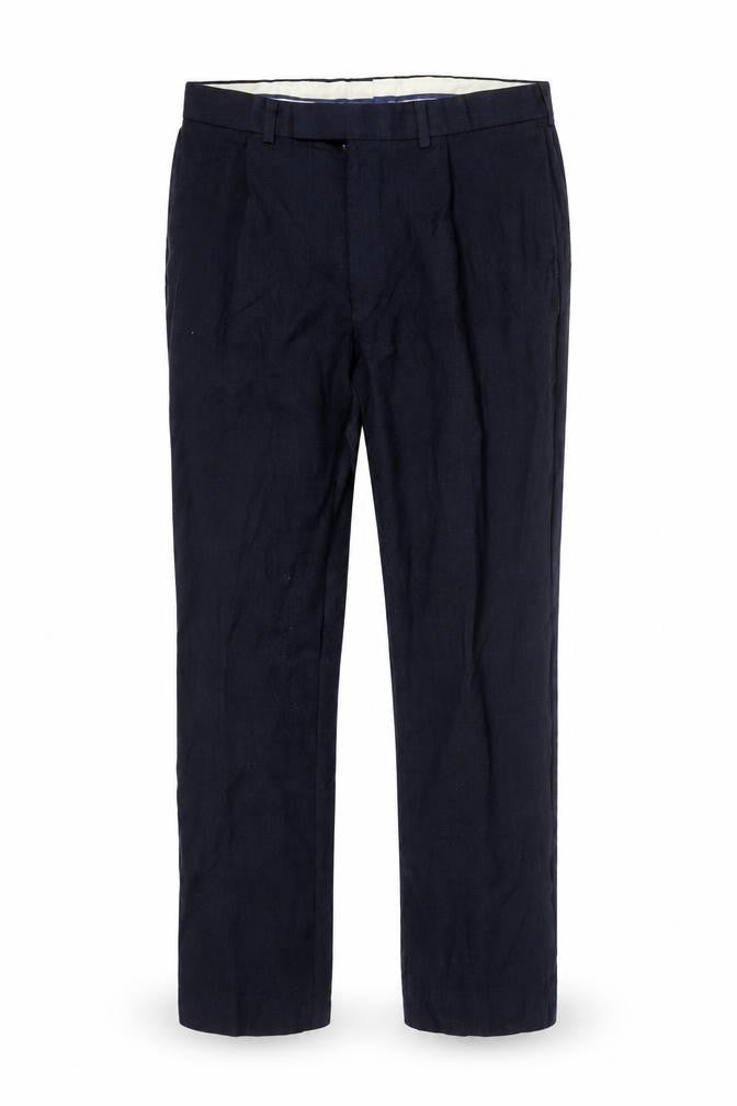 Mens UK Size 34 Marks and Spencer  Business Formal Blue Trousers