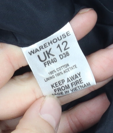 Warehouse Women's Black Short Dress Size 12