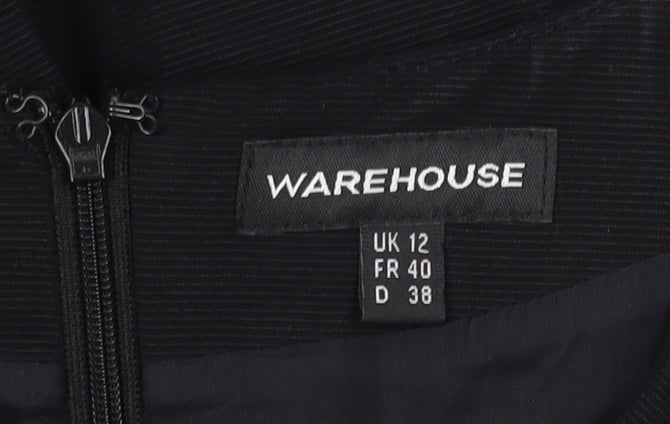 Warehouse Women's Black Short Dress Size 12
