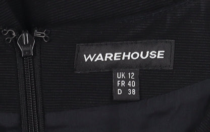 Warehouse Women's Black Short Dress Size 12