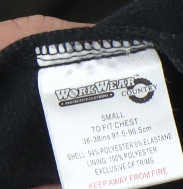 WorkWear Country Men's Green Waistcoat S