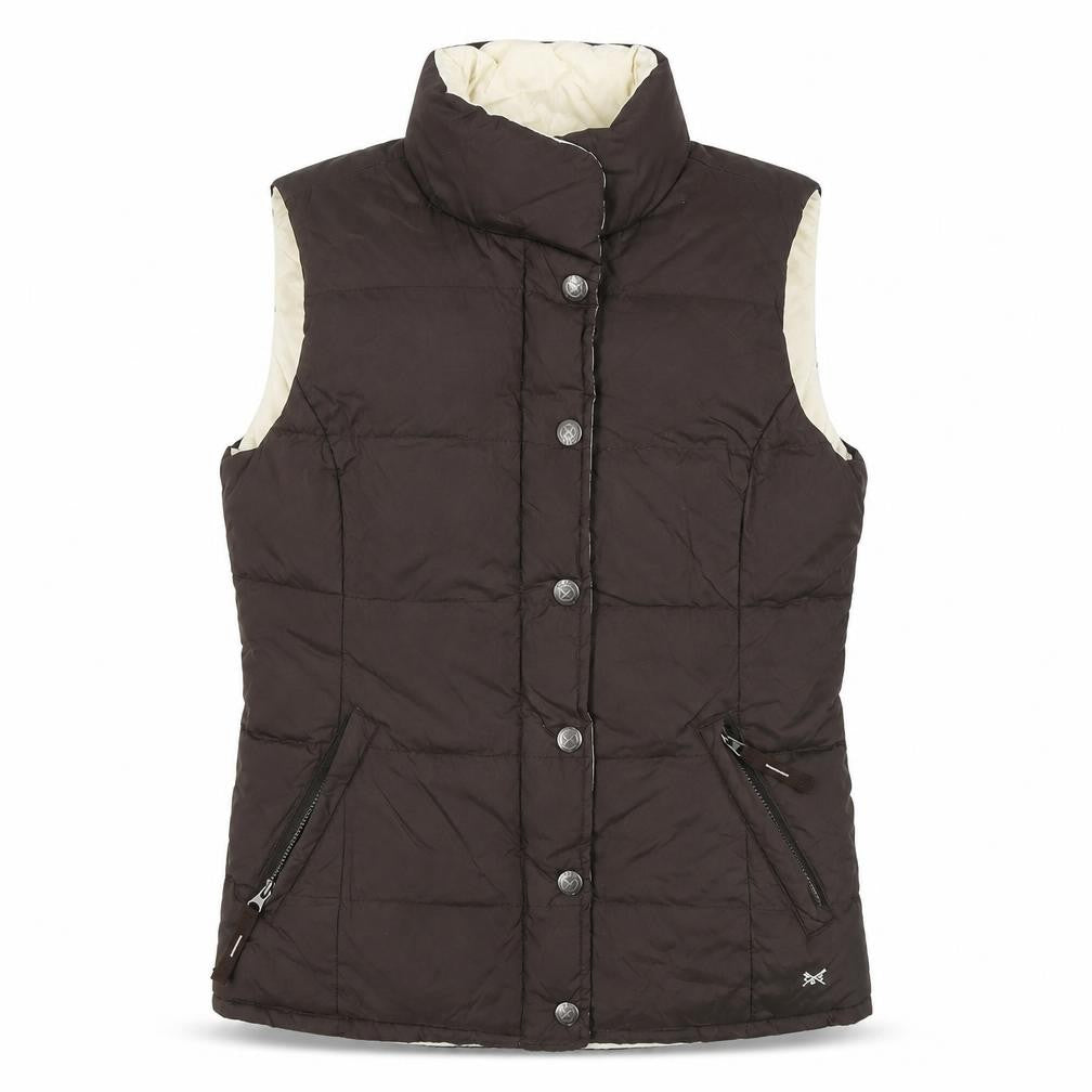 Womens UK Size 6 Crew Clothing Co. Brown Puffer Jacket