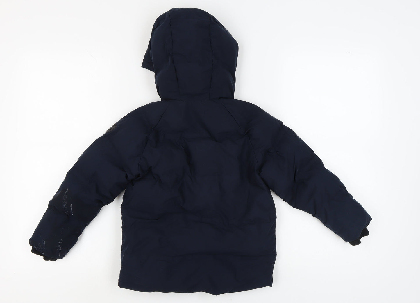 Next Boys Blue Puffer Jacket, Size 5 Years, Hooded, Winter