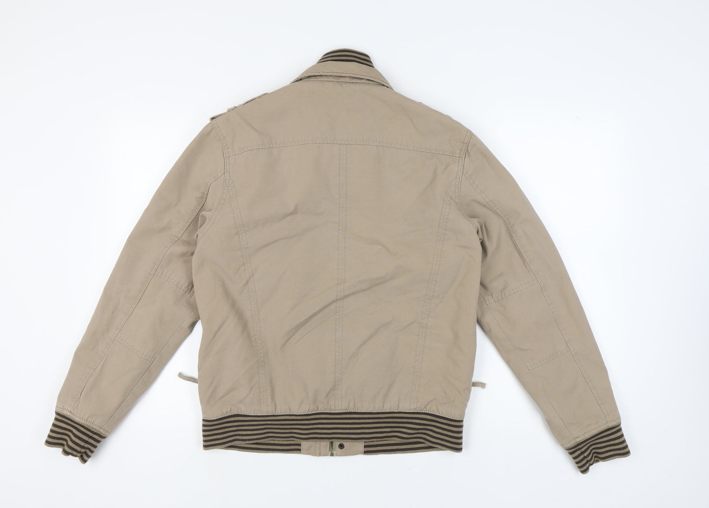 Mens UK Size M Burton Beige Military Jacket
