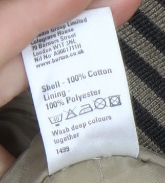 Mens UK Size M Burton Beige Military Jacket