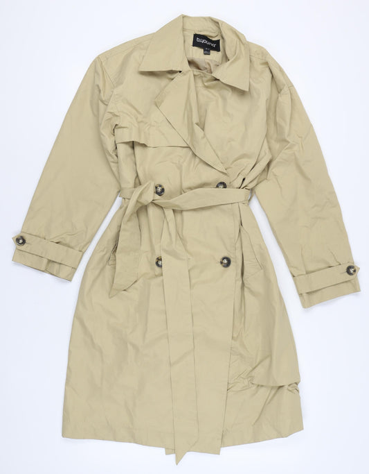 b.young Women's Beige Trench Coat Size 8