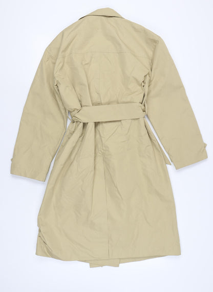 b.young Women's Beige Trench Coat Size 8