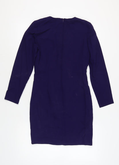 Next Women's Blue Sheath Dress Size 10