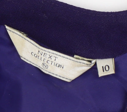 Next Women's Blue Sheath Dress Size 10