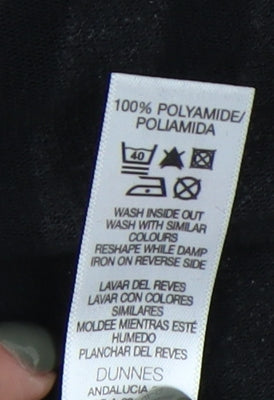 Dunnes Women's Black Long Sleeve Open Front Cardigan Size 16