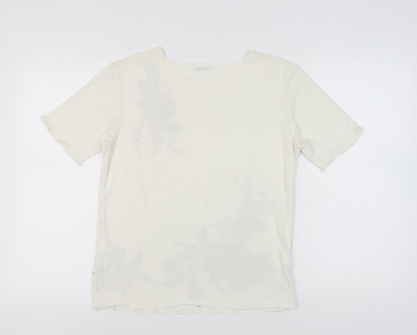 Womens UK Size 10 Damart Beige  T-Shirt