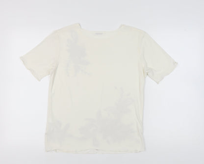 Womens UK Size 10 Damart Beige  T-Shirt