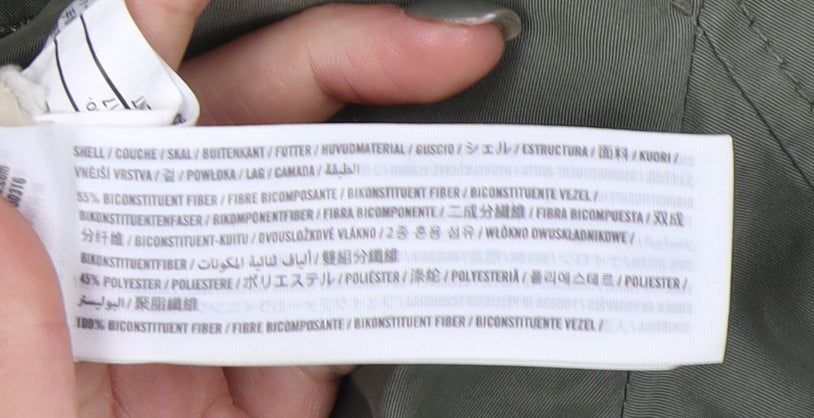 Abercrombie & Fitch Women's Green Parka Coat XL