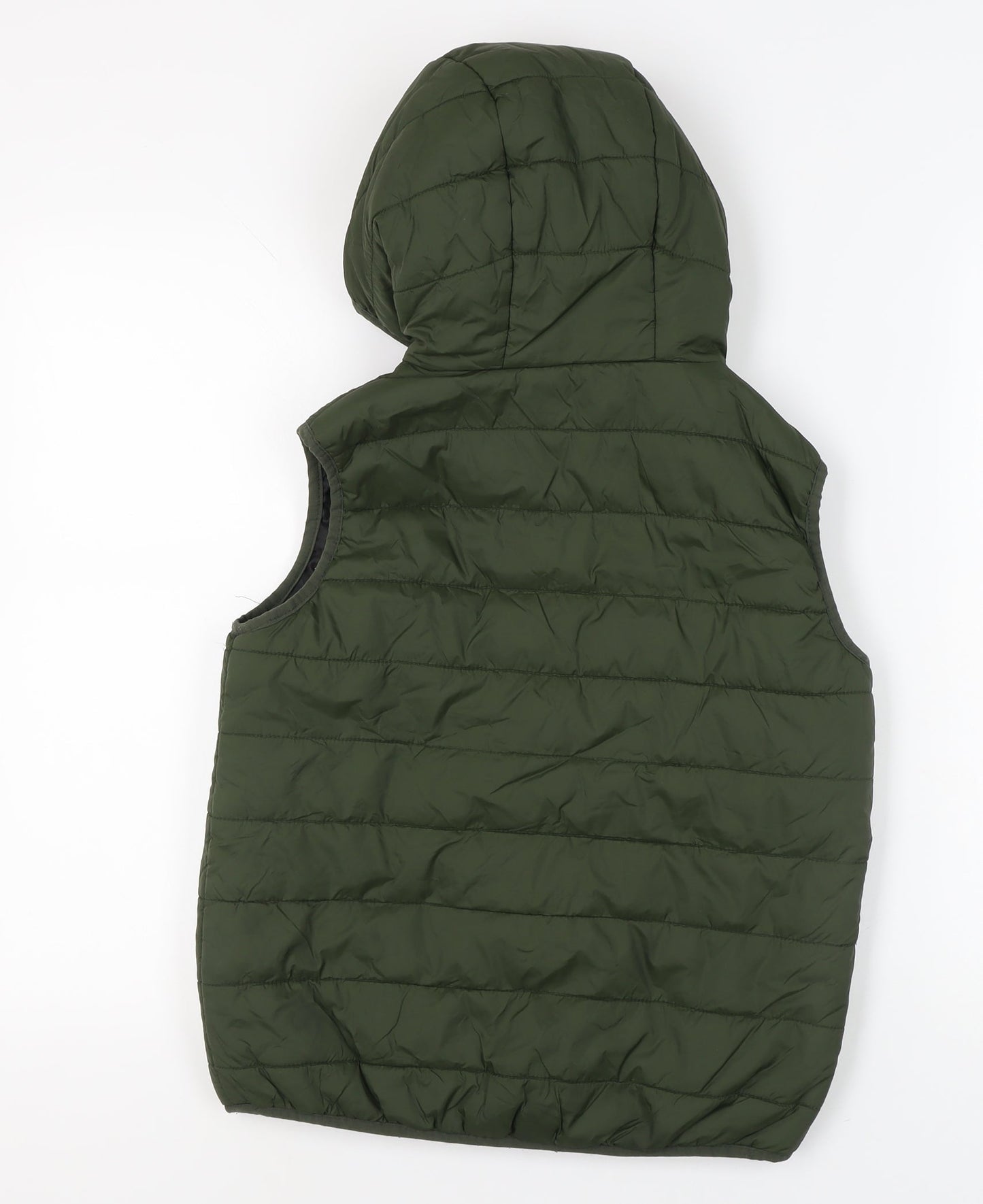Freedom Trail Boys' Green Hooded Bodywarmer, 11-12 Years