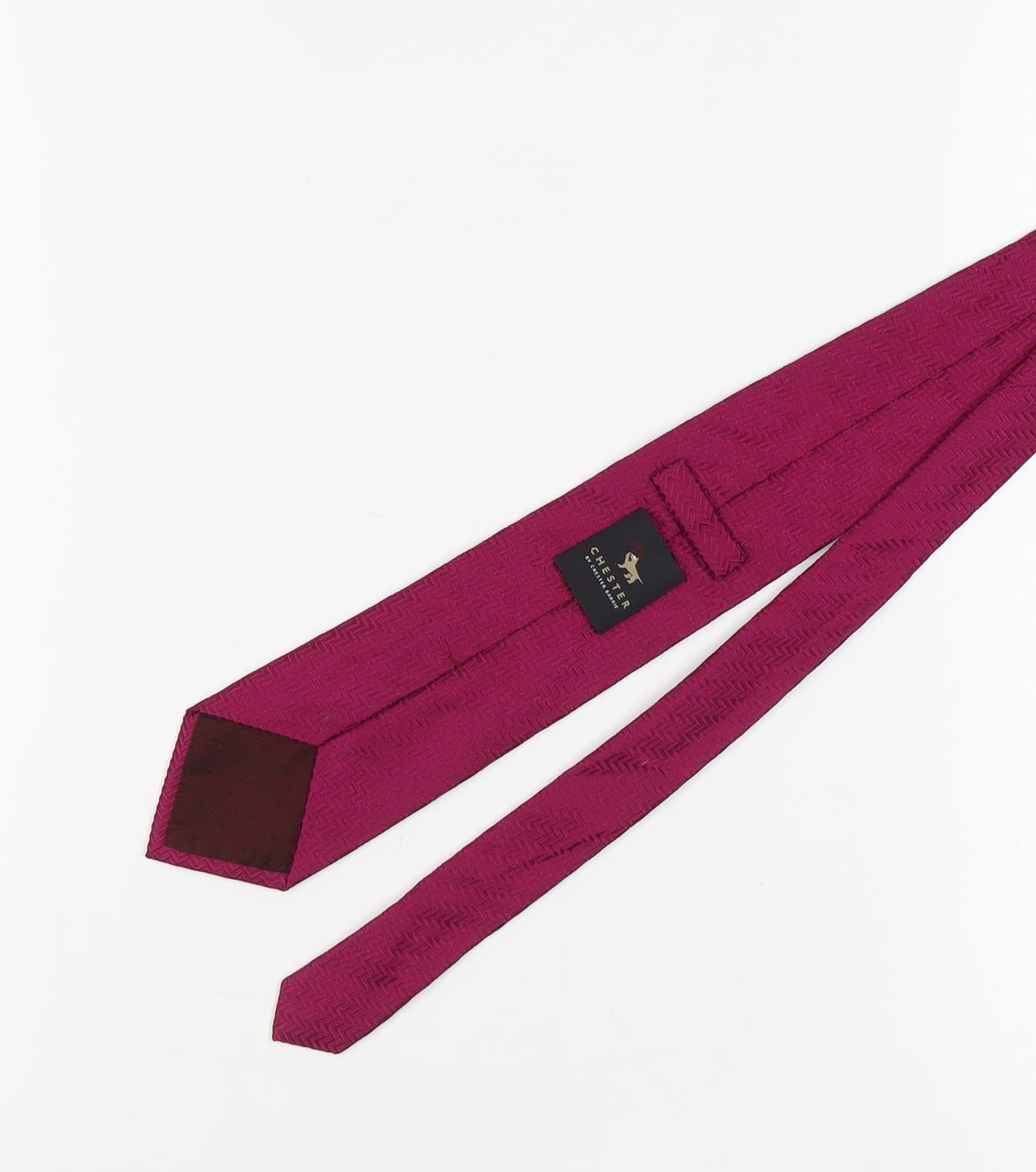 Chester Barrie Men's Red Silk Tie