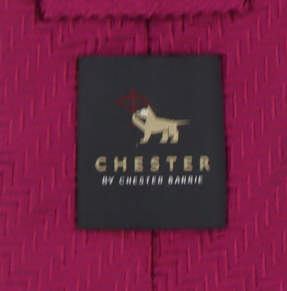 Chester Barrie Men's Red Silk Tie